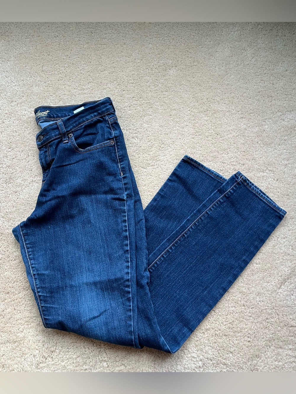 🌻Old Navy Sweetheart Skinny Mid-Rise Blue Jeans - 12 Long - VGUC - Stretch